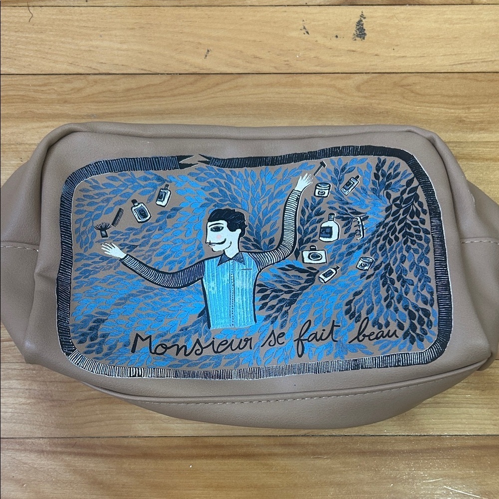Fragonard Toiletry bag Dopp kit "Monsieur se fait beau"